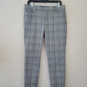 Banana Republic Plaid Sloan Pant, size 8